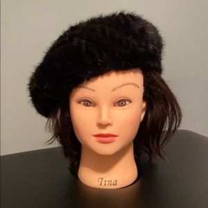 Vintage Mink Beret
